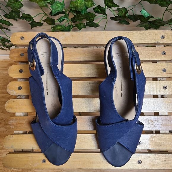 Chelsee Girl Women's Coastal Blue Pleather High Heels Summer Sandals - Picture 13 of 16